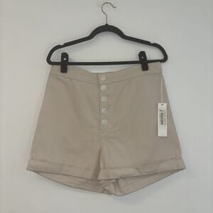 Every 100% Cotton Shorts Sz 12 Beige Button Fly Boho Preppy Old Money Logon Look